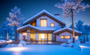 Winter Landscape Lighting