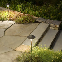 Landscape lighting for your home's walkways and sidewalks