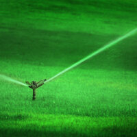 Lawn irrigation system for residential landscape