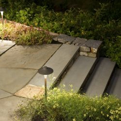 Landscape Lighting Illuminating a Walkway Landscape Lighting